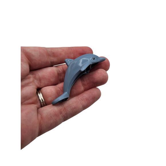 Lot of 3 LEGO Friends Bright Light Blue Jumping Dolphin Animal Figurines - Picture 4 of 4